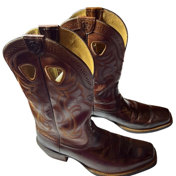 Ariat Men\'s Heritage Roughstock Western Performance Boots size 10B main image 12